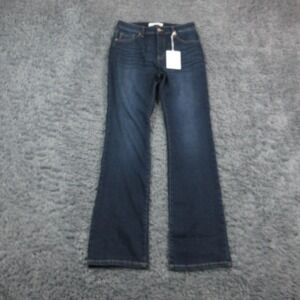 KanCan Jeans Womens 8 Blue High Rise Bootcut Stretch Denim 30x32.5* NWT